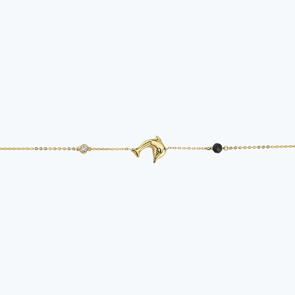 0.02 Karat Pırlanta Spinel Taşlı Yunus Bileklik