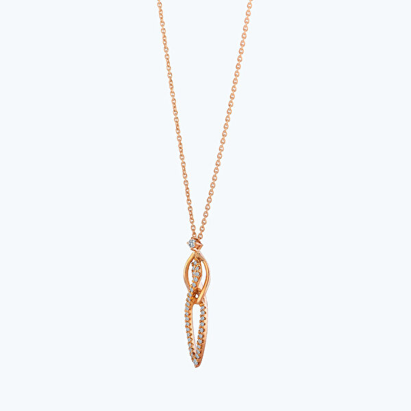 0.13 Karat Pırlanta Kolye