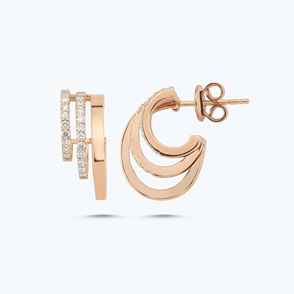 0.46 Karat Pırlanta Küpe