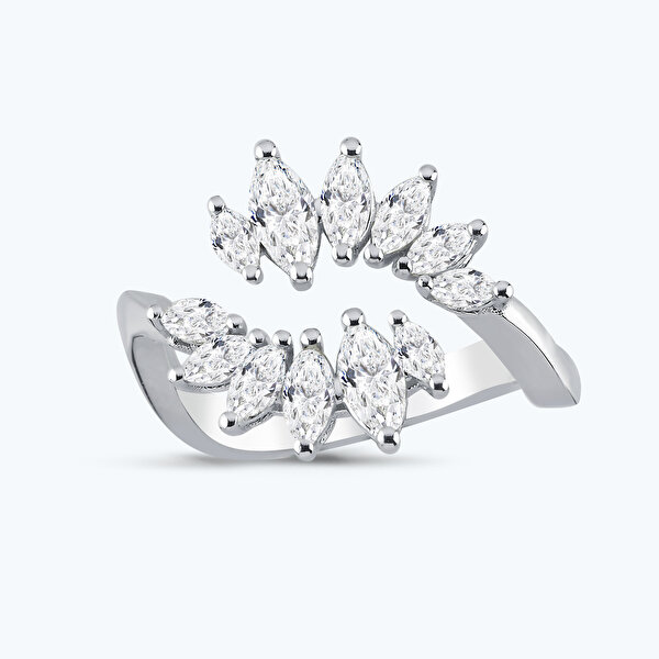 1.34 Karat Pırlanta Markiz Taş Yüzük