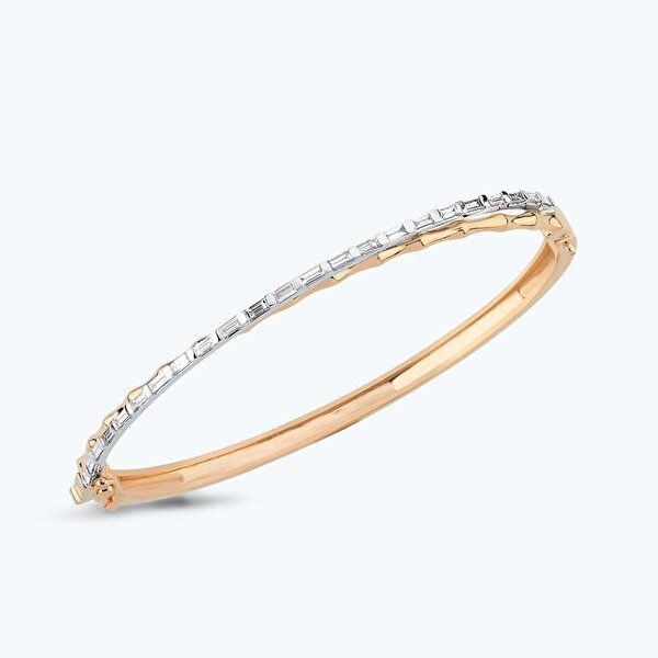 0.61 Karat Pırlanta Baget Bilezik