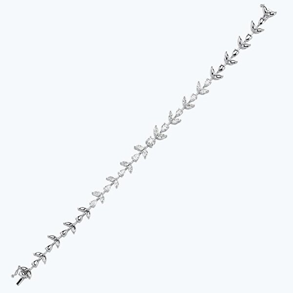 3.04 Karat Pırlanta Markiz Taşlı Bileklik