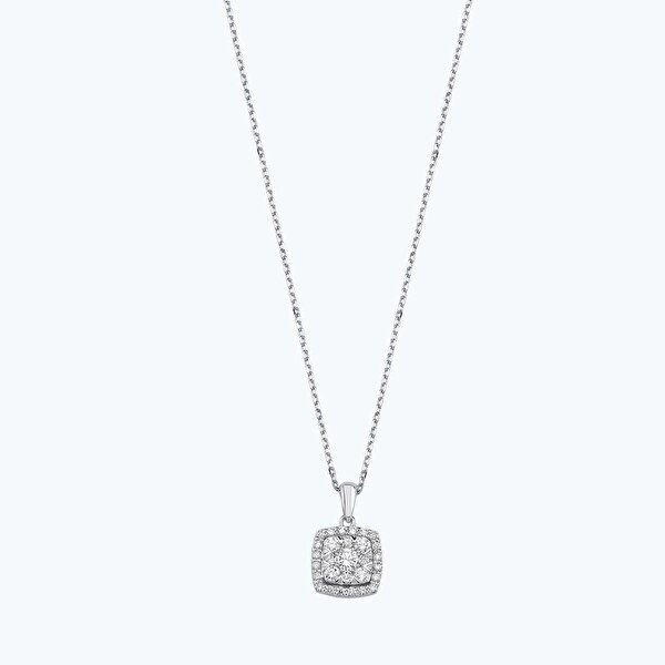 0.25 Karat Pırlanta Bouquet Kolye