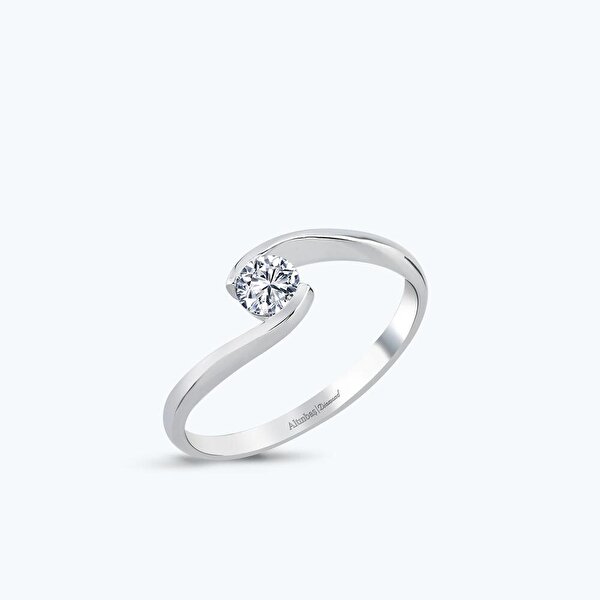 0.30 Karat Pırlanta Tektaş Yüzük