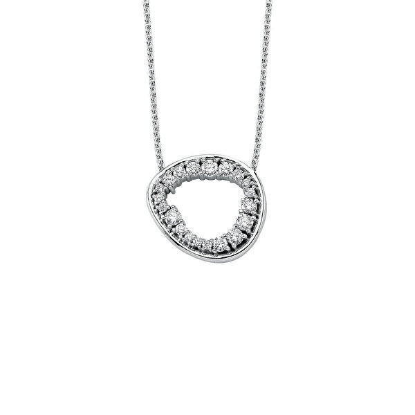 0.46 Karat Pırlanta Kolye