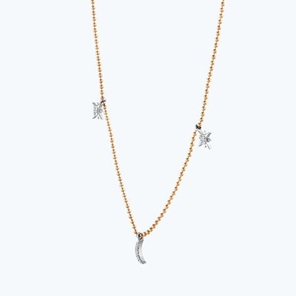 0.18 Karat Pırlanta Kutup Yıldızı Kolye