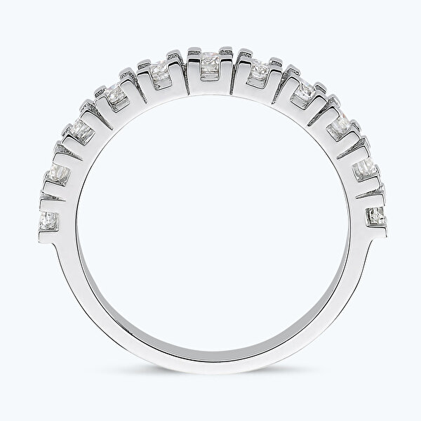 0.44 Karat Pırlanta Yarımtur Yüzük