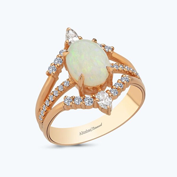 1.82 Karat Pırlanta Kuvars Taş Yüzük