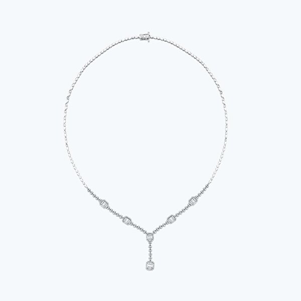 1.53 Karat Pırlanta Baget Gerdanlık