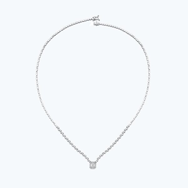 1.77 Karat Pırlanta Baget Gerdanlık