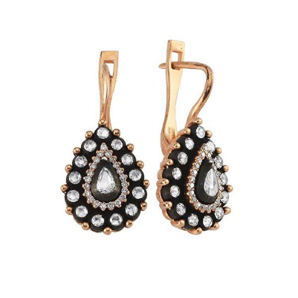 0.75 Karat Elmas Damla Küpe