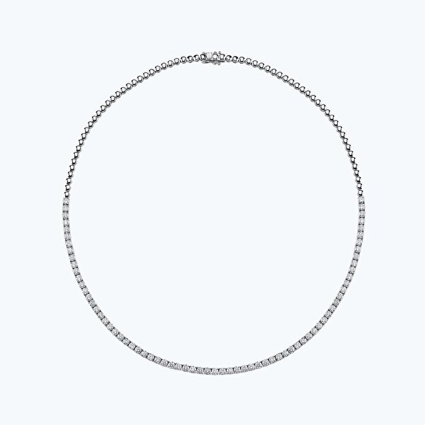 5.58 Karat Pırlanta Su Yolu Gerdanlık