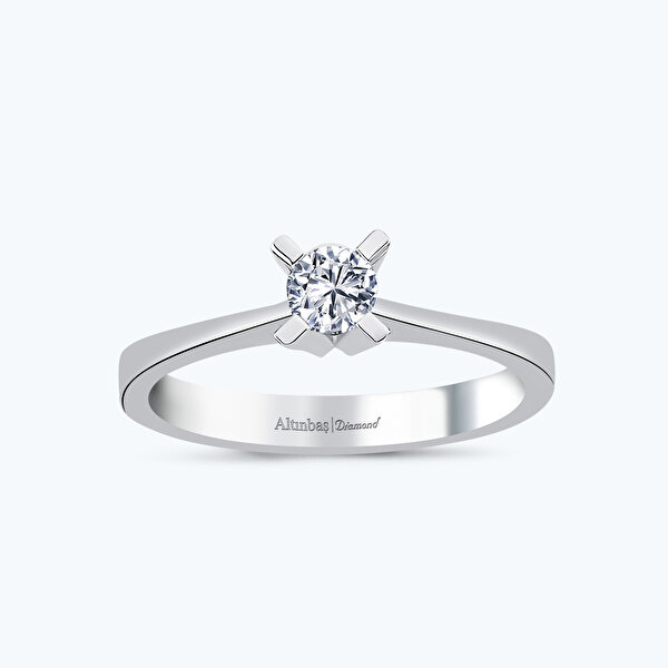 0.26 Karat Pırlanta Tektaş Yüzük