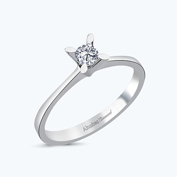 0.25 Karat Pırlanta Tektaş Yüzük