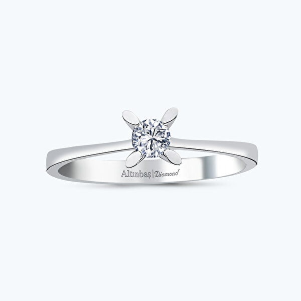 0.25 Karat Pırlanta Tektaş Yüzük