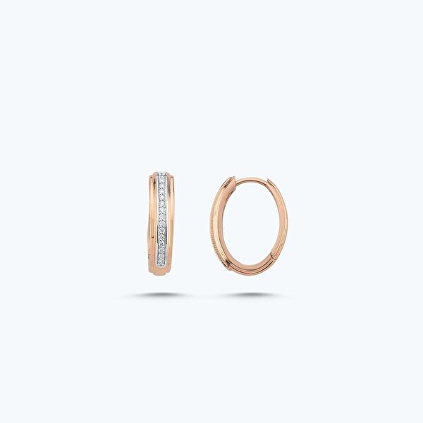 0.13 Karat Pırlanta Halka Küpe