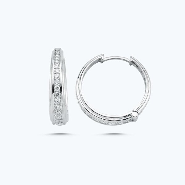 0.71 Karat Pırlanta Halka Küpe