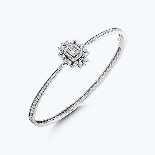 1.21 Karat Pırlanta Baget Bilezik