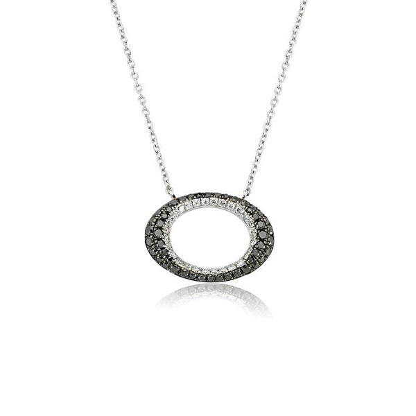 0.39 Karat Siyah Pırlanta Kolye