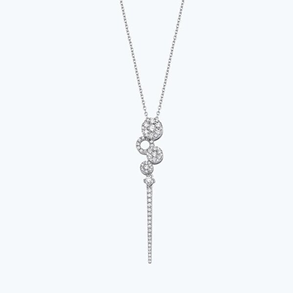 0.45 Karat Pırlanta Sallantılı Kolye