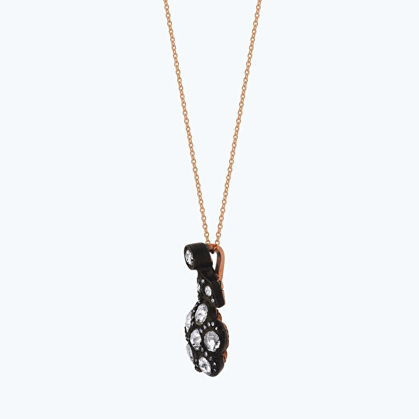 1.49 Karat Elmas Çiçek Kolye