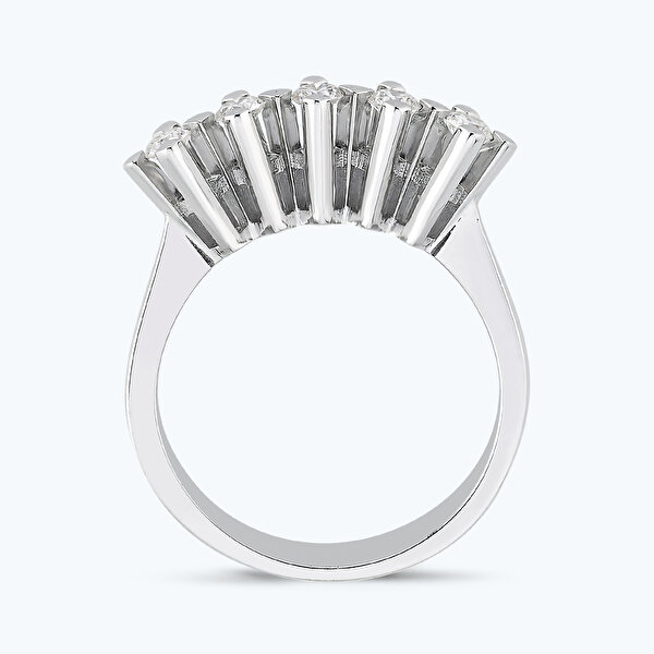 0.40 Karat Pırlanta Beştaş Yüzük