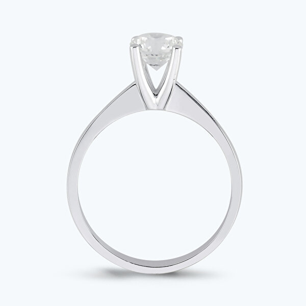 0.90 Karat Pırlanta Tektaş Yüzük