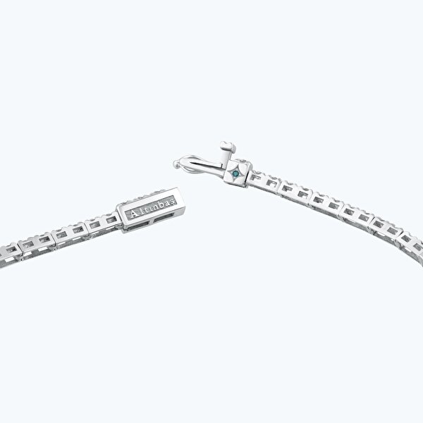 1.00 Karat Pırlanta Su Yolu Bileklik