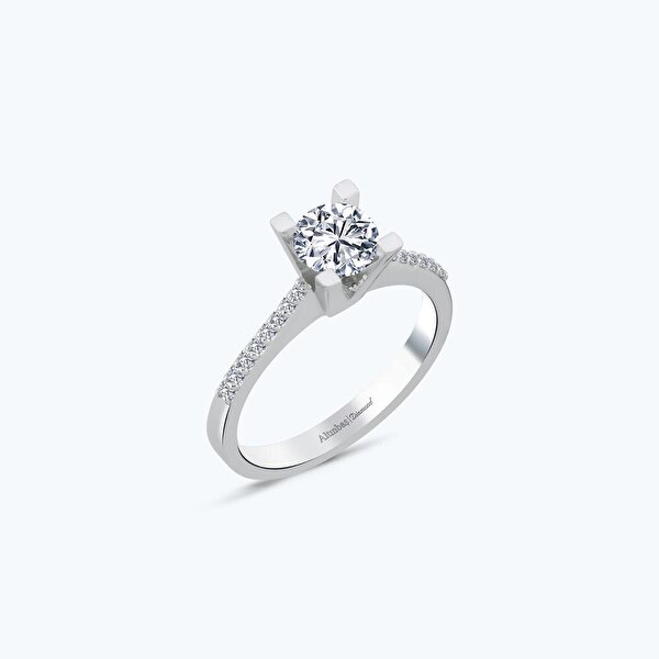 0.21 Karat Pırlanta Tektaş Yüzük