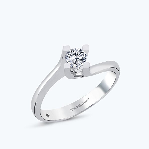 0.30 Karat Pırlanta Tektaş Yüzük