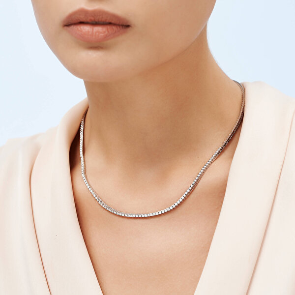 2.54 Karat Pırlanta Su Yolu Gerdanlık