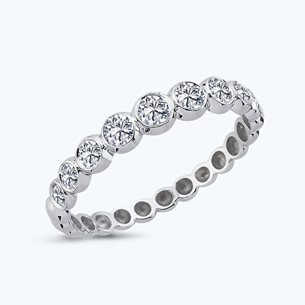 0.45 Karat Pırlanta Yarımtur Yüzük