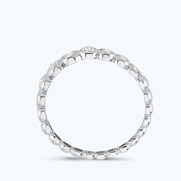 0.45 Karat Pırlanta Yarımtur Yüzük