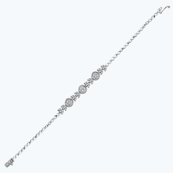 0.89 Karat Pırlanta Bouquet Bileklik