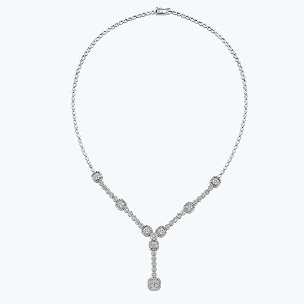 3.09 Karat Pırlanta Baget Gerdanlık