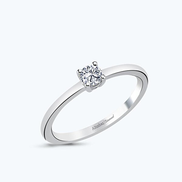 0.30 Karat Pırlanta Tektaş Yüzük