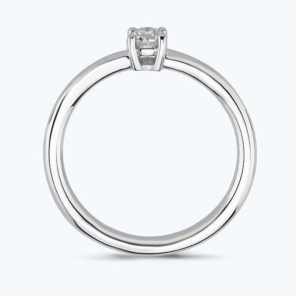 0.30 Karat Pırlanta Tektaş Yüzük