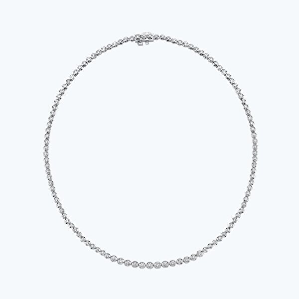 Pırlanta Su Yolu Kolye