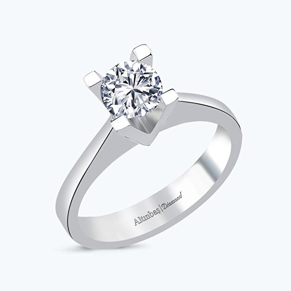 0.83 Karat Pırlanta Tektaş Yüzük