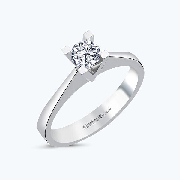 0.30 Karat Pırlanta Tektaş Yüzük