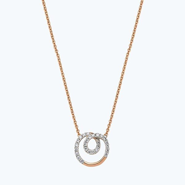 0.08 Karat Pırlanta Kolye