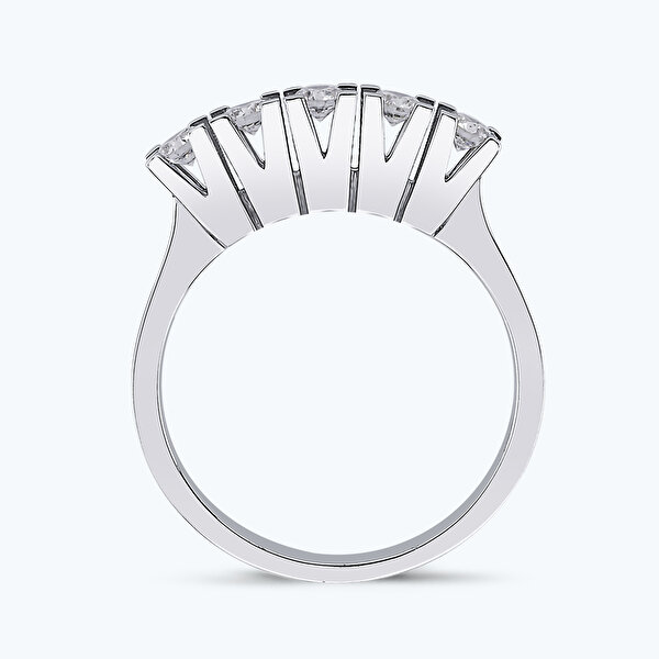 0.49 Karat Pırlanta Beştaş Yüzük