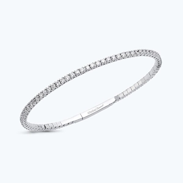 1.91 Karat Pırlanta Su Yolu Bilezik