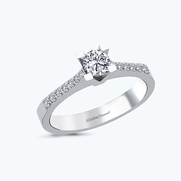 0.60 Karat Pırlanta Tektaş Yüzük