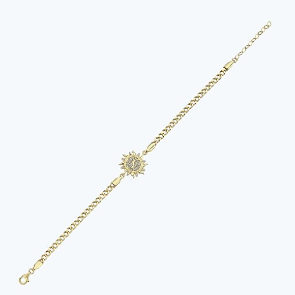 Altın Güneş Zincir Bileklik