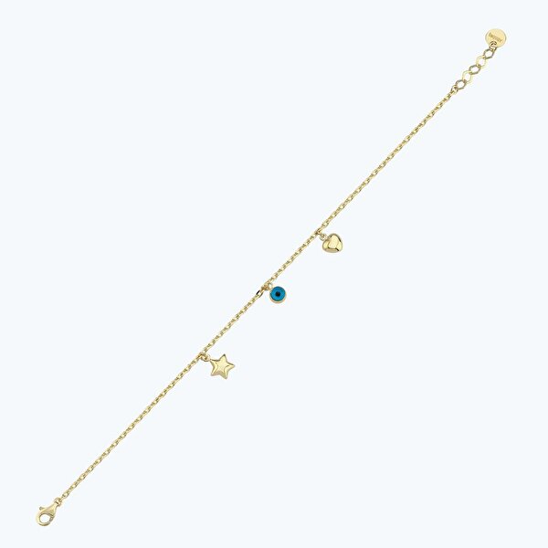 Altın Nazar Boncuklu Bileklik