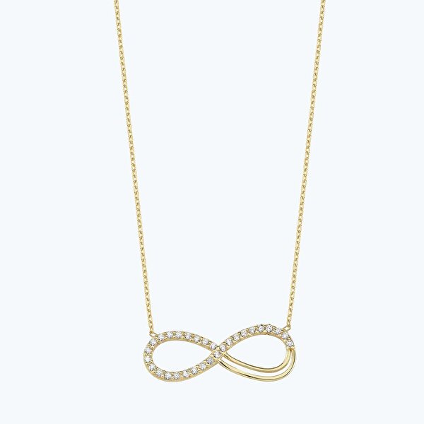 Altın Sonsuzluk Kolye