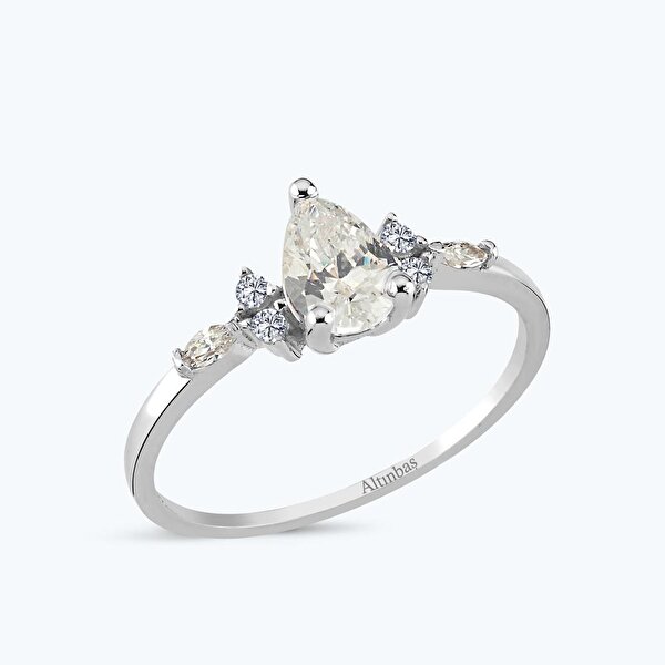 Altın Vintage Damla Yüzük