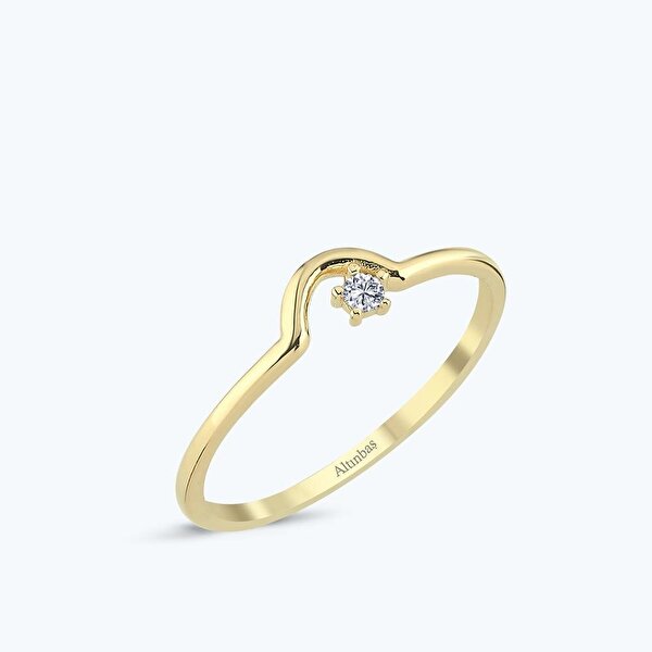 Altın Ay Yıldız Yüzük