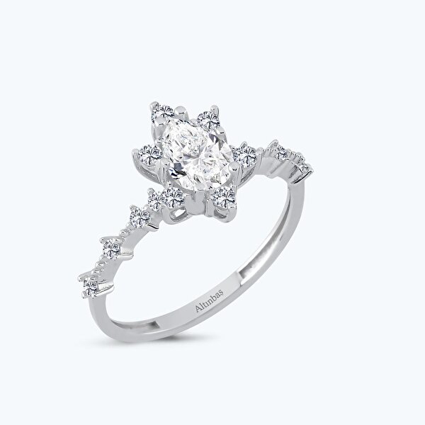 Altın Lotus Çiçeği Yüzük